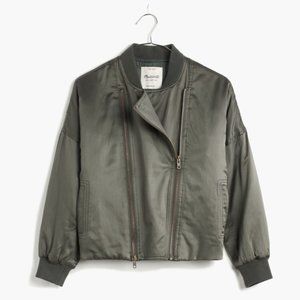 Madewell cropped bomber jacket